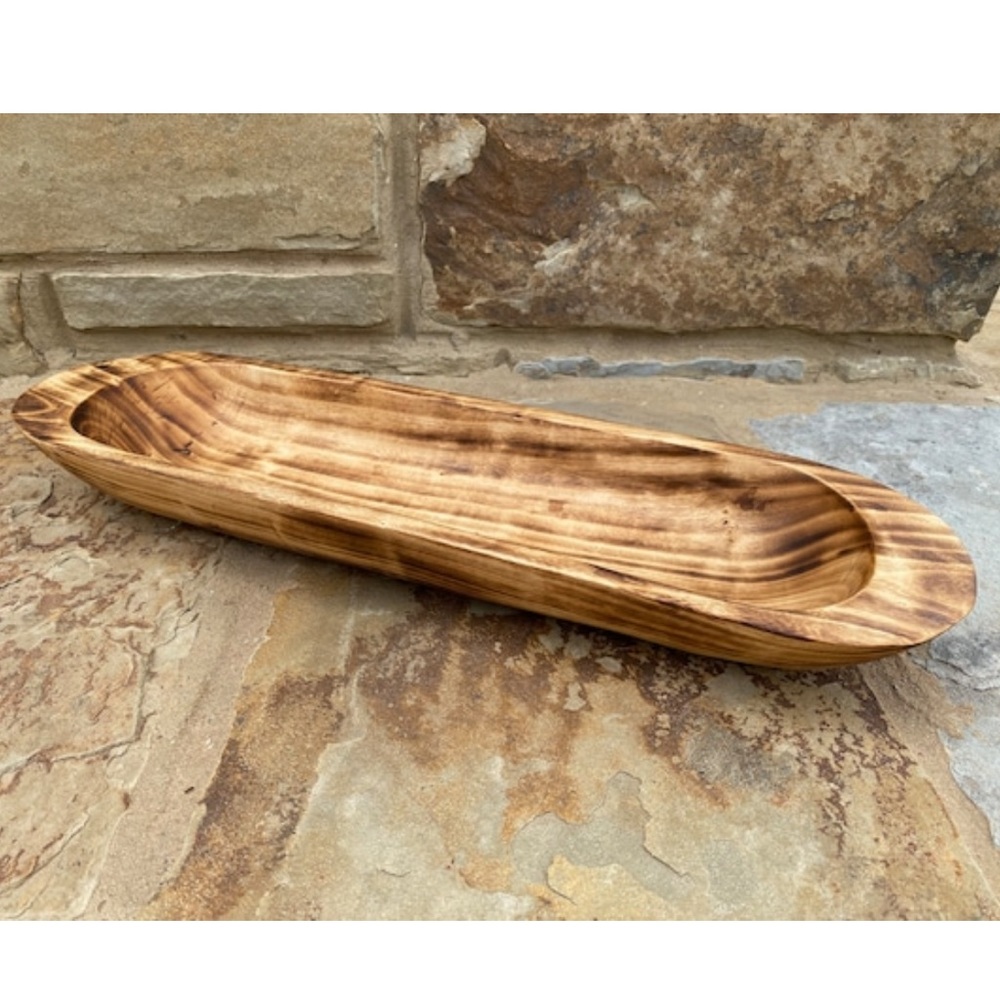 Hand Crafted Wooden Dough Bowl